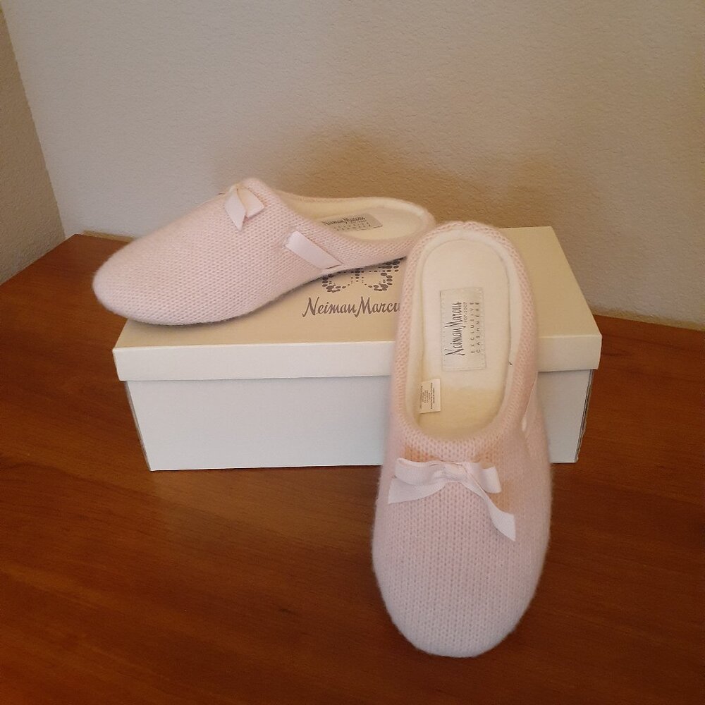 Neiman Marcus Cashmere Slippers